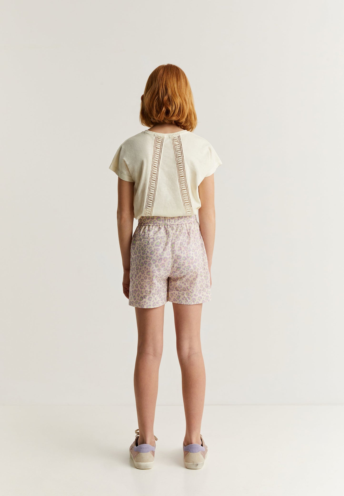 ANIMAL PRINT SHORTS WITH BOW