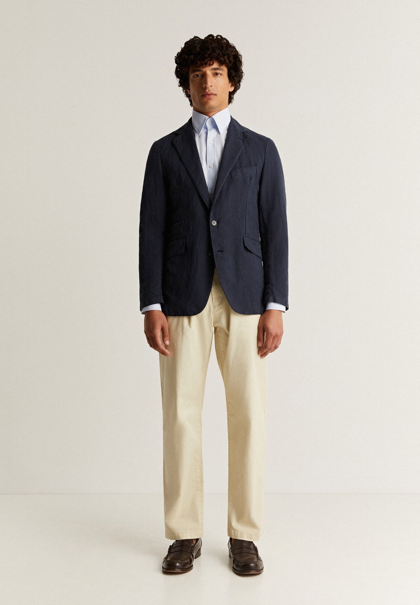 UNLINED LINEN BLAZER