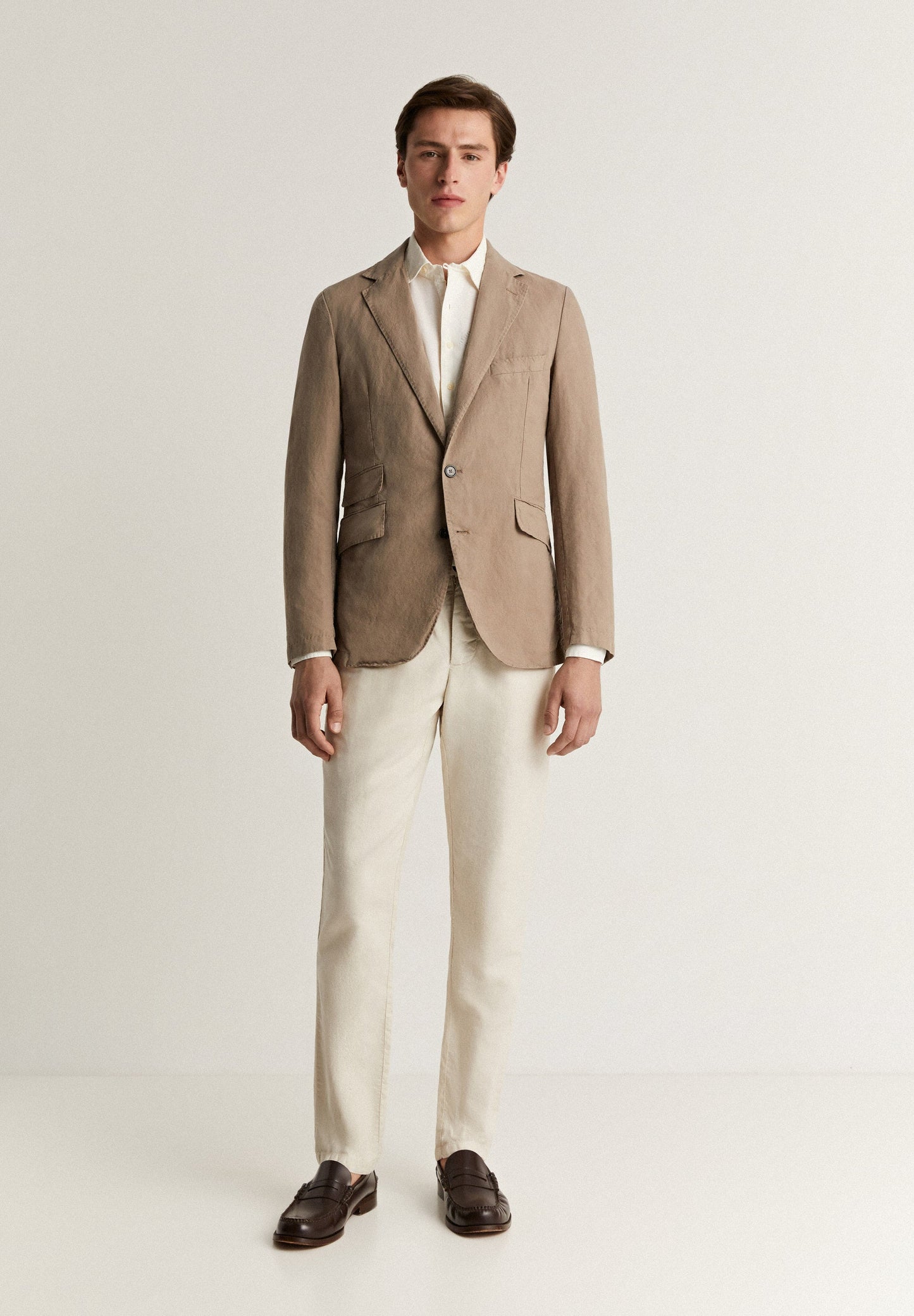 UNLINED LINEN BLAZER
