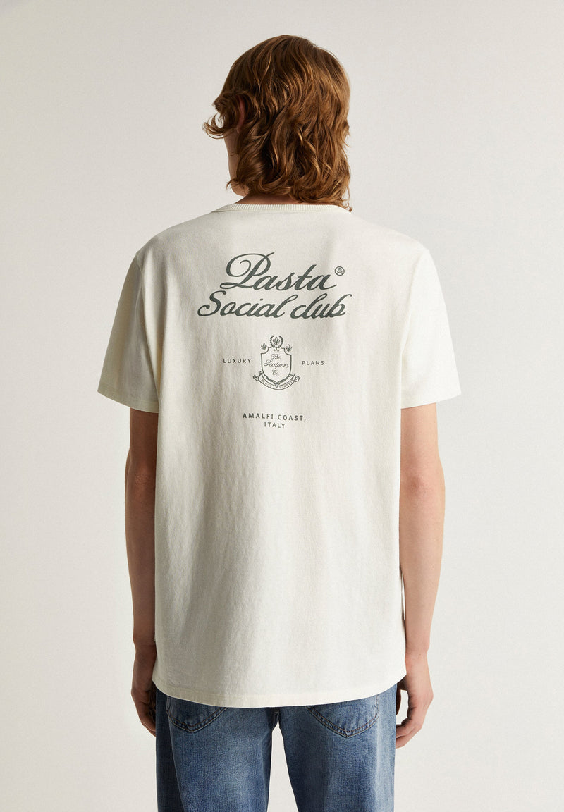 RUSTIC T-SHIRT WITH PRINT