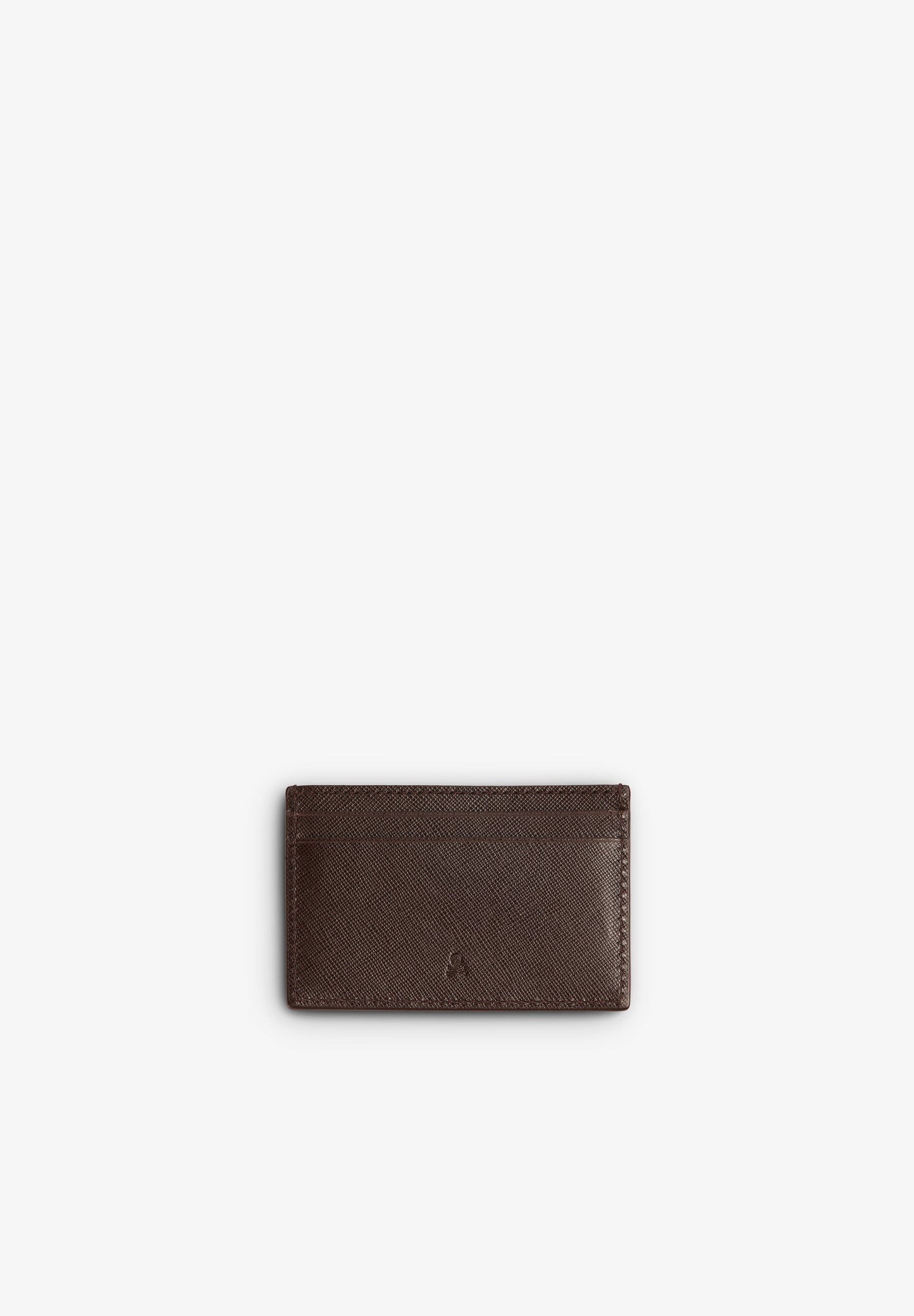 LEATHER CARD HOLDER WITH CONTRAST DETAIL