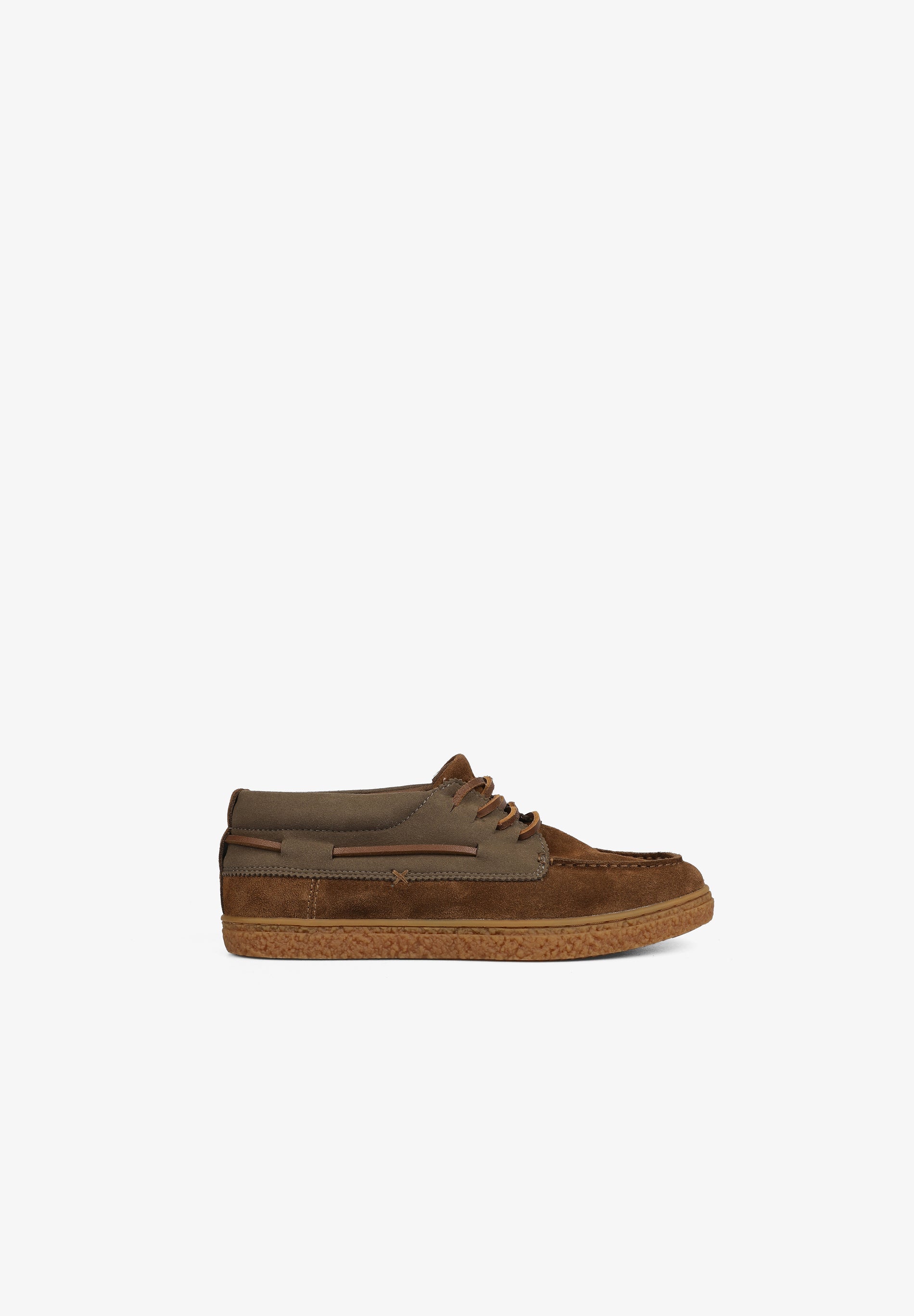 SPLIT SUEDE BOAT SHOES