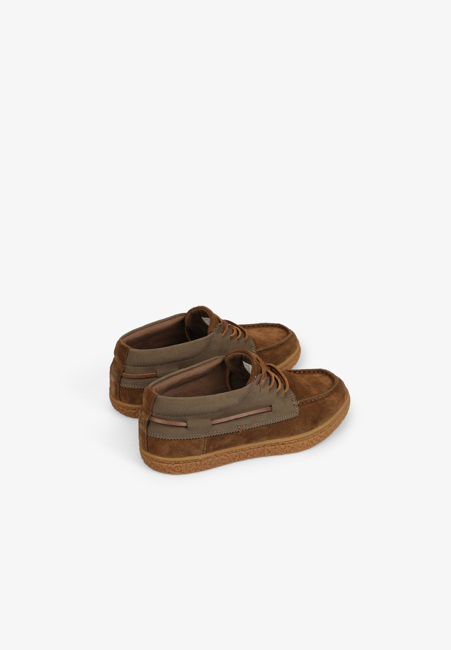 SPLIT SUEDE BOAT SHOES