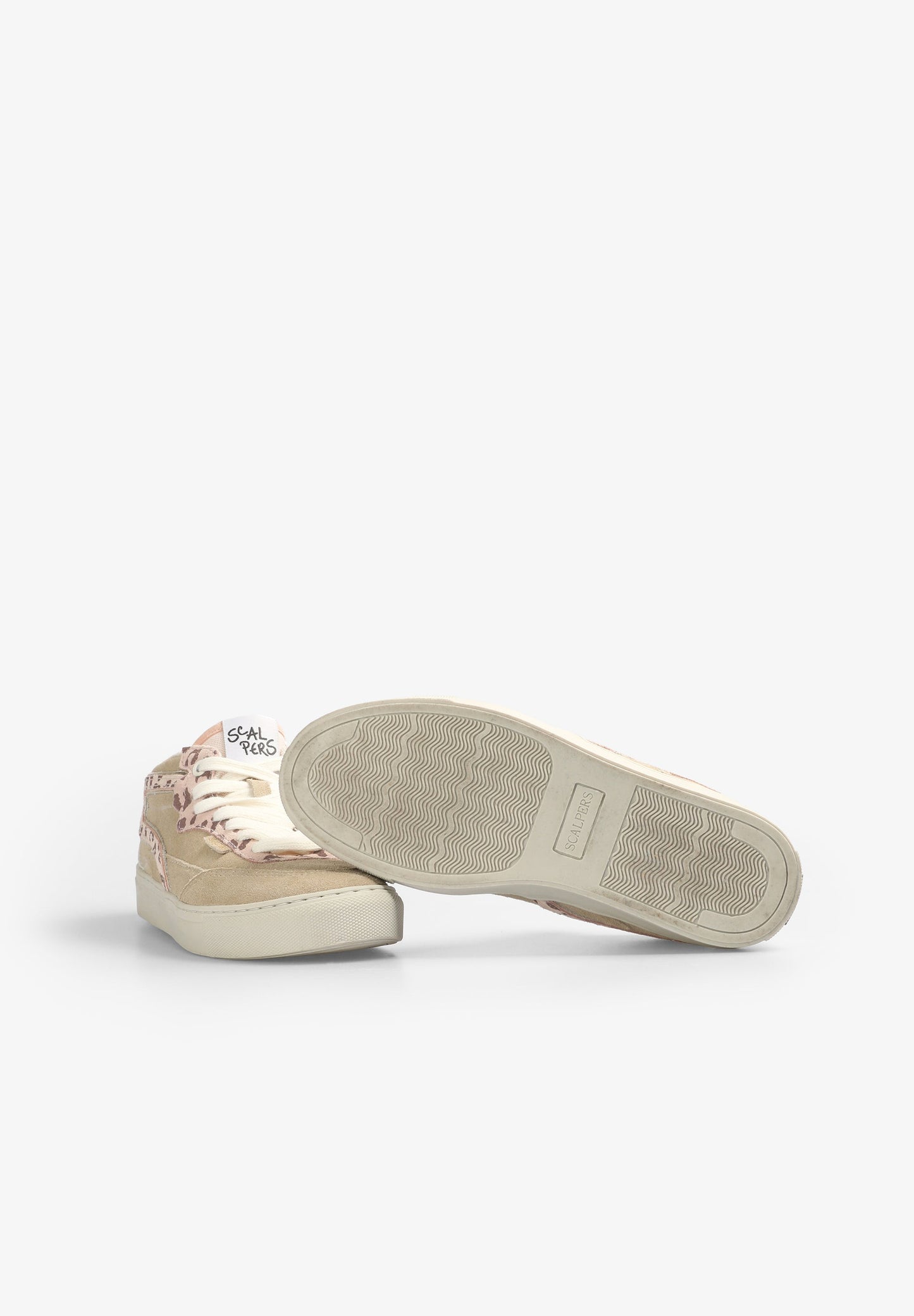 ANIMAL PRINT SNEAKERS WITH METALLIC DETAIL