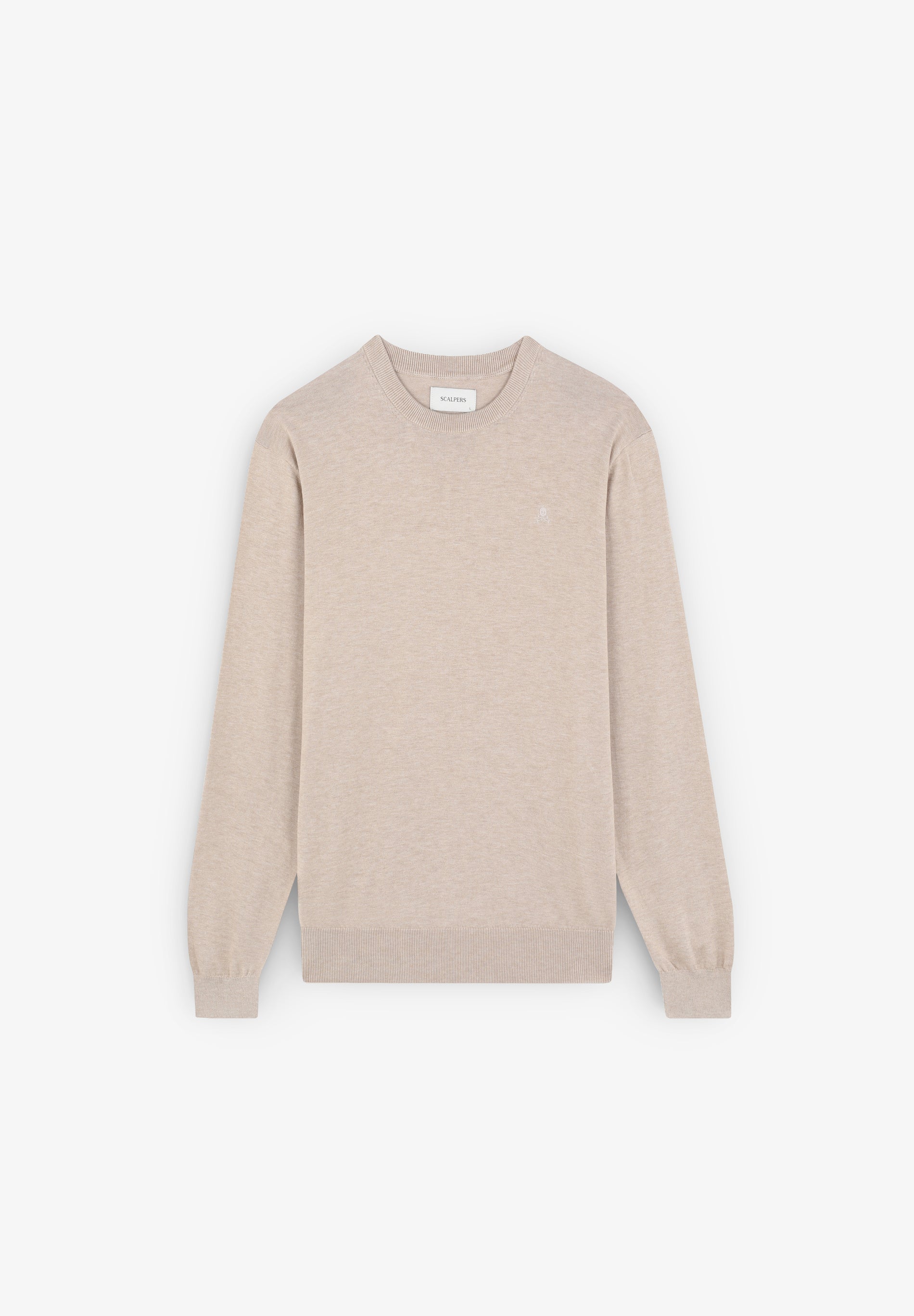 ROUND NECK SWEATER WITH SKULL