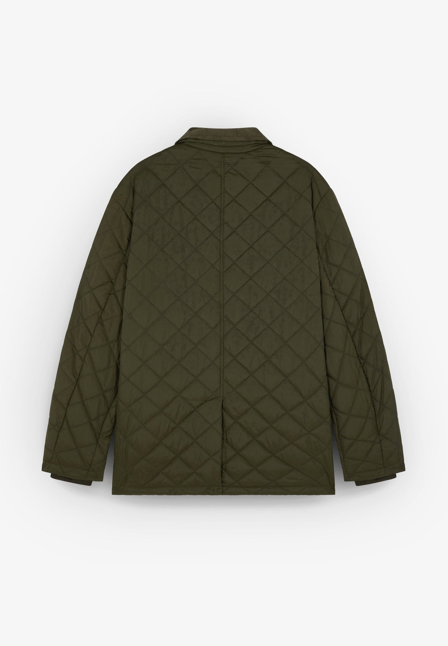 PREMIUM QUILTED JACKET WITH CORDUROY COLLAR