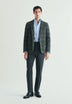 WOOL CHECK BLAZER
