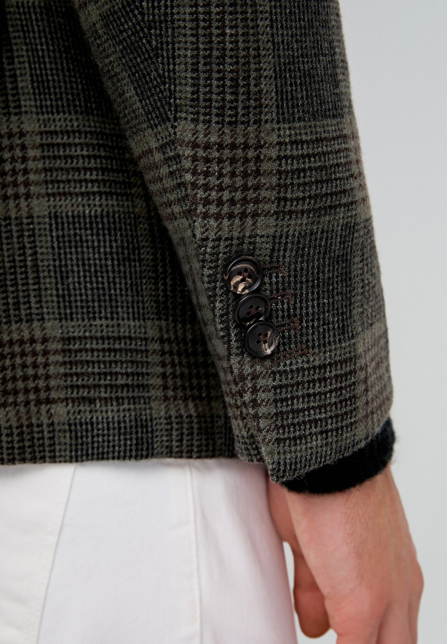 WOOL CHECK BLAZER