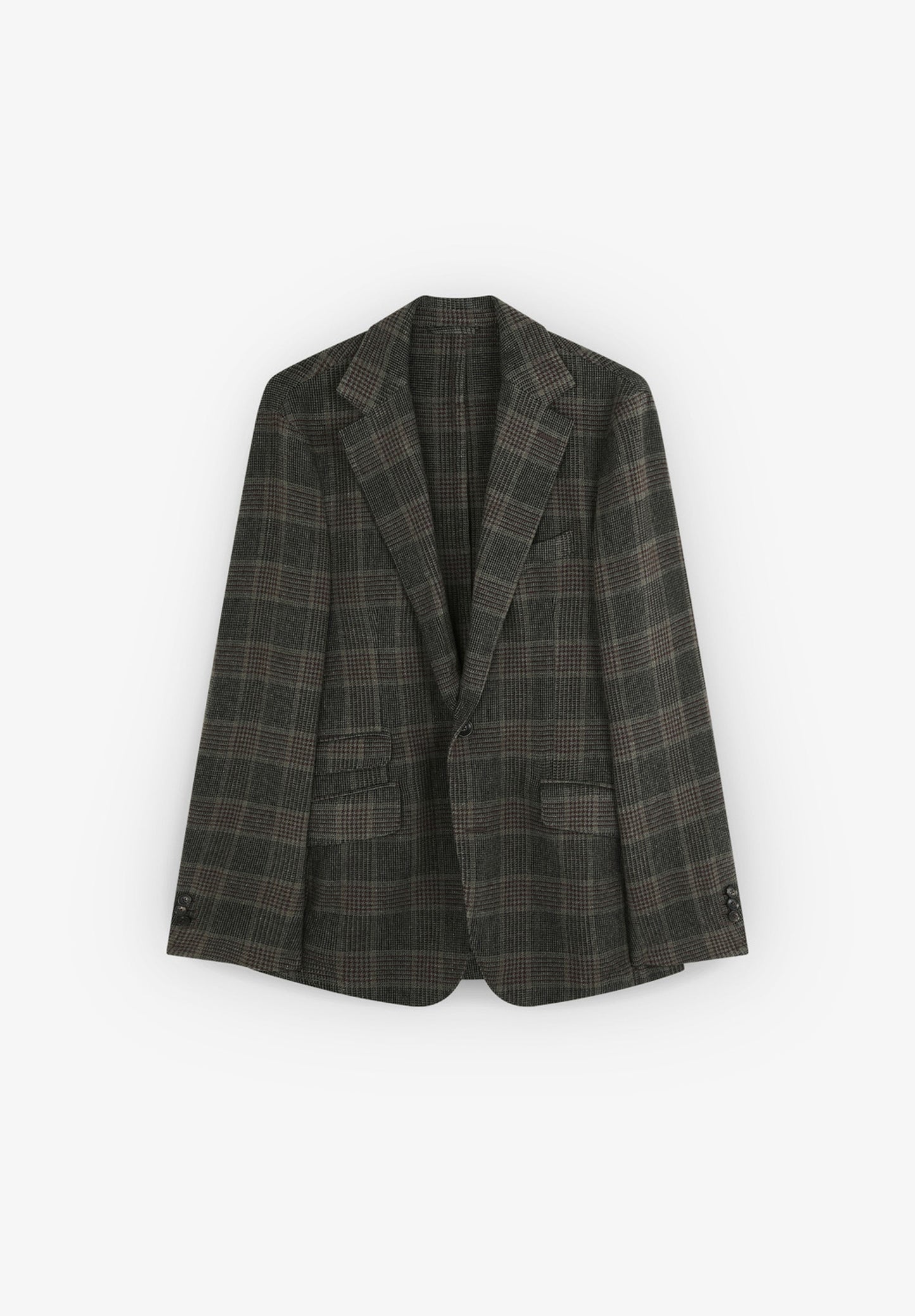 WOOL CHECK BLAZER