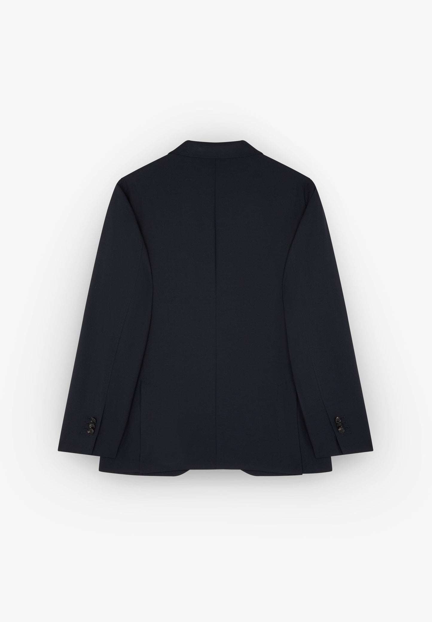 PEAKED LAPEL WOOL BLAZER