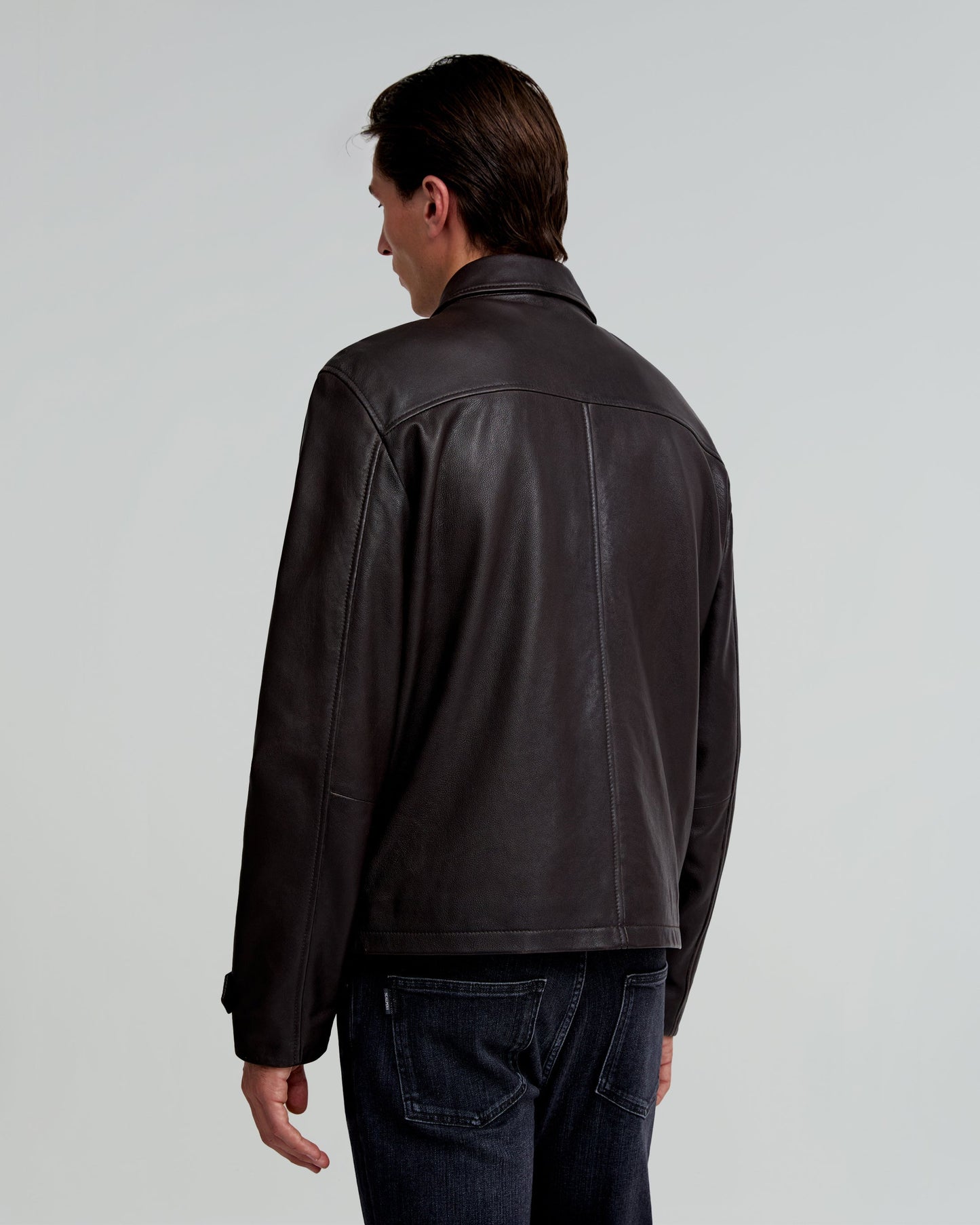 LEATHER BIKER JACKET