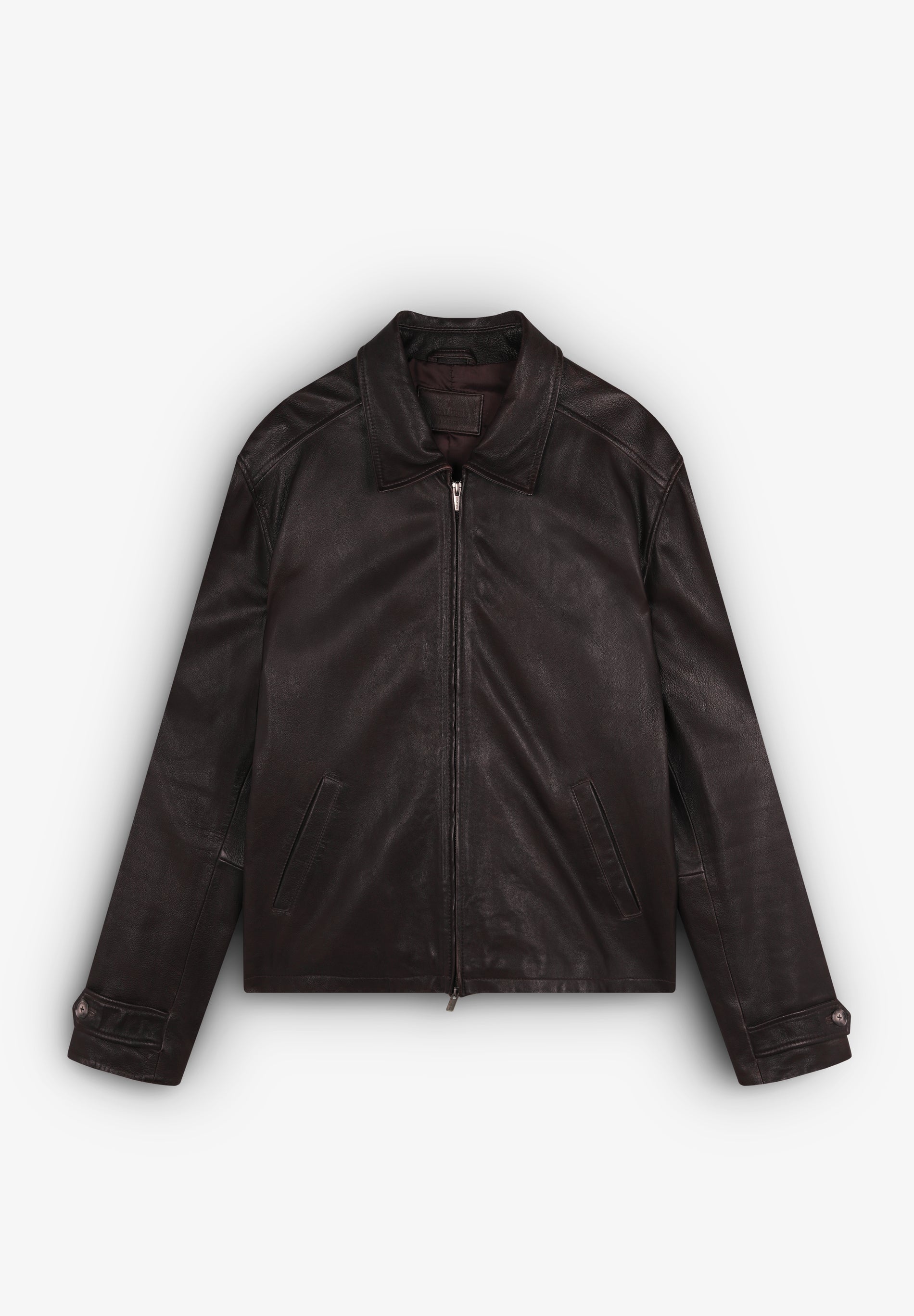 LEATHER BIKER JACKET