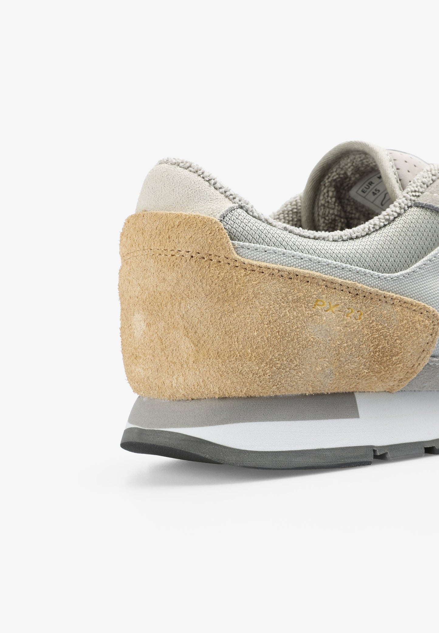 SNEAKERS WITH SUEDE HEEL