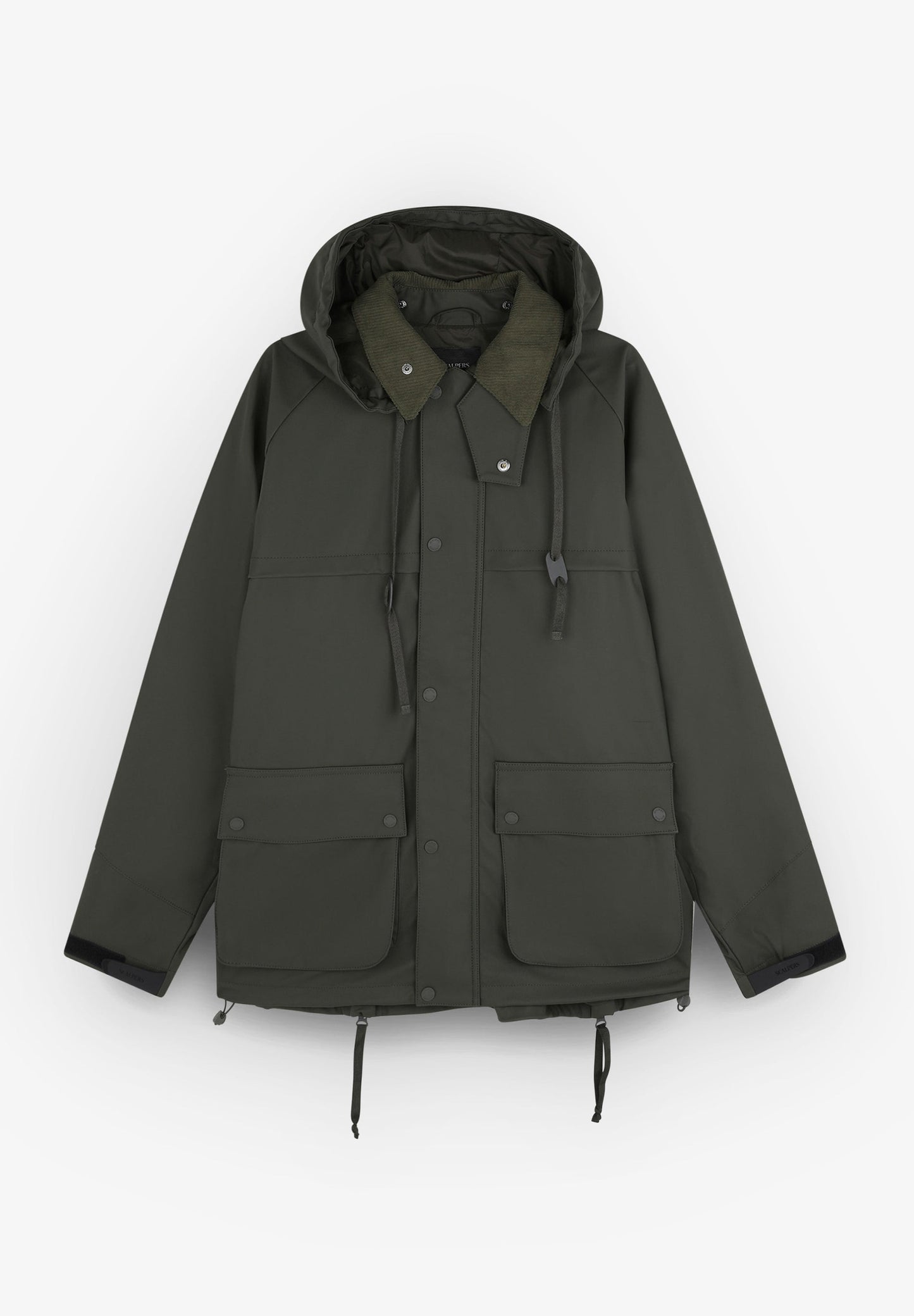 TECHNICAL JACKET WITH CORDUROY COLLAR