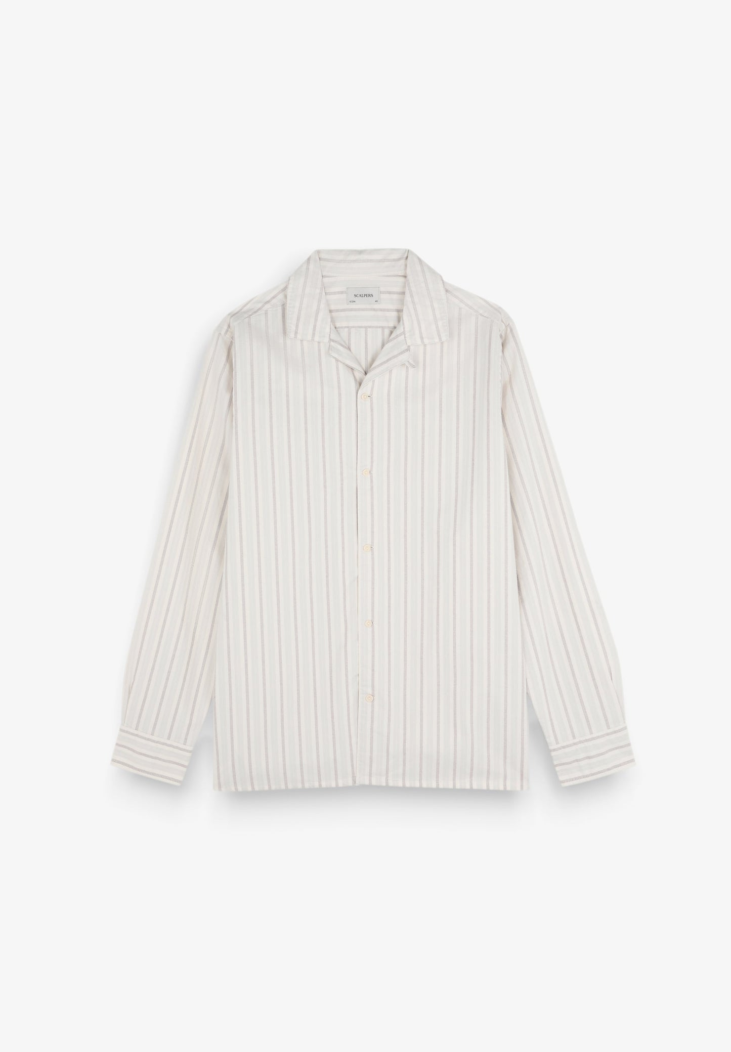 STRIPED PREMIUM PYJAMA-STYLE SHIRT