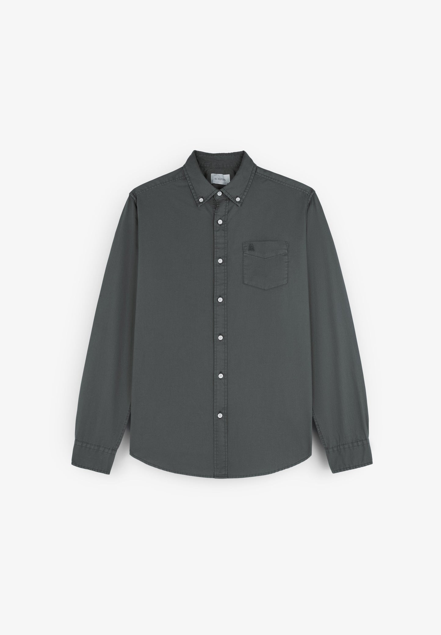 BUTTONED COLLAR SHIRT WITH SKULL