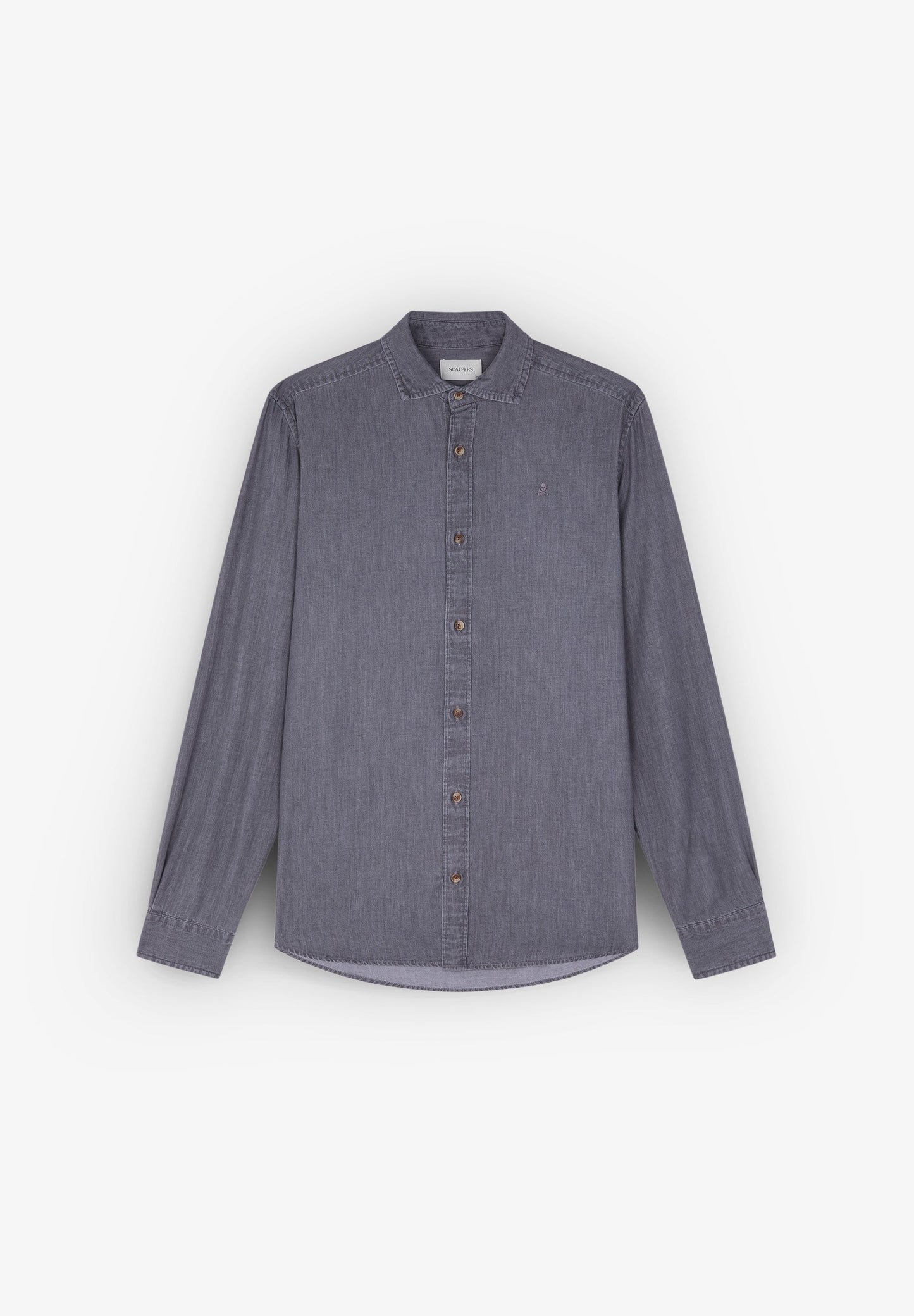 CONTRAST DENIM OXFORD SHIRT