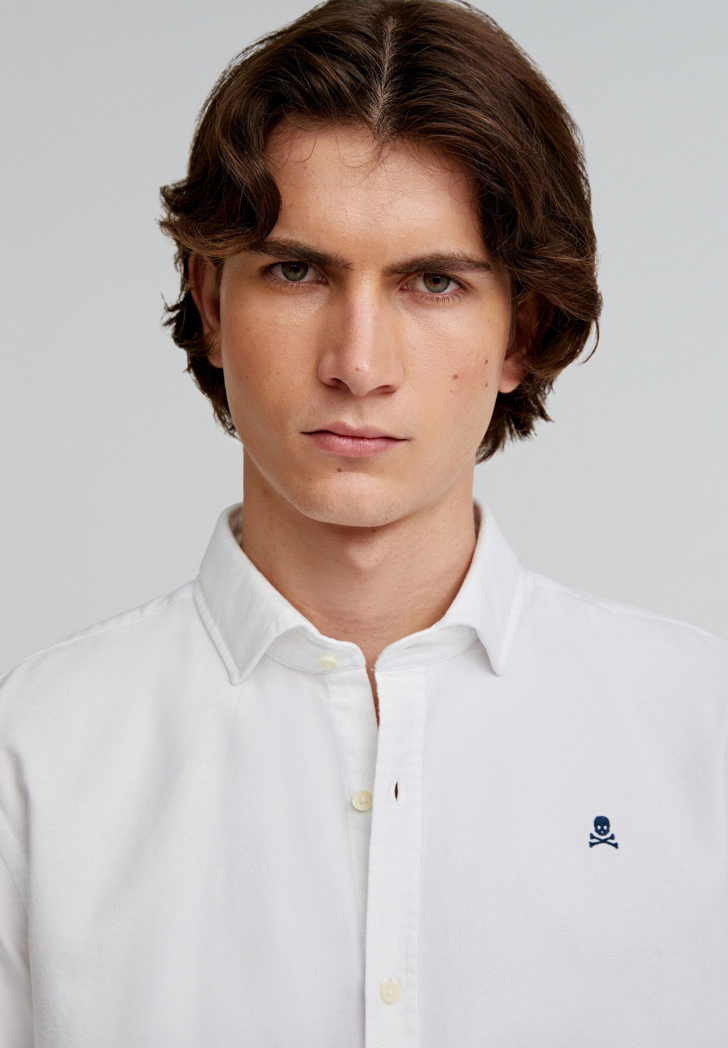 OXFORD PEACH F SHIRT