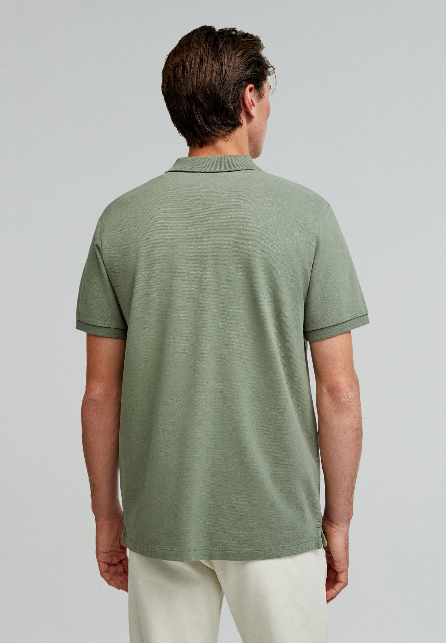 BASIC POLO SHIRT WITH SKULL DETAIL