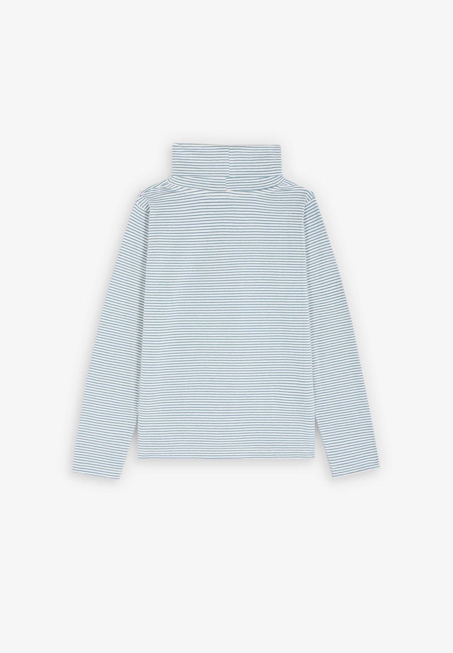 STRIPED COLLARED T-SHIRT