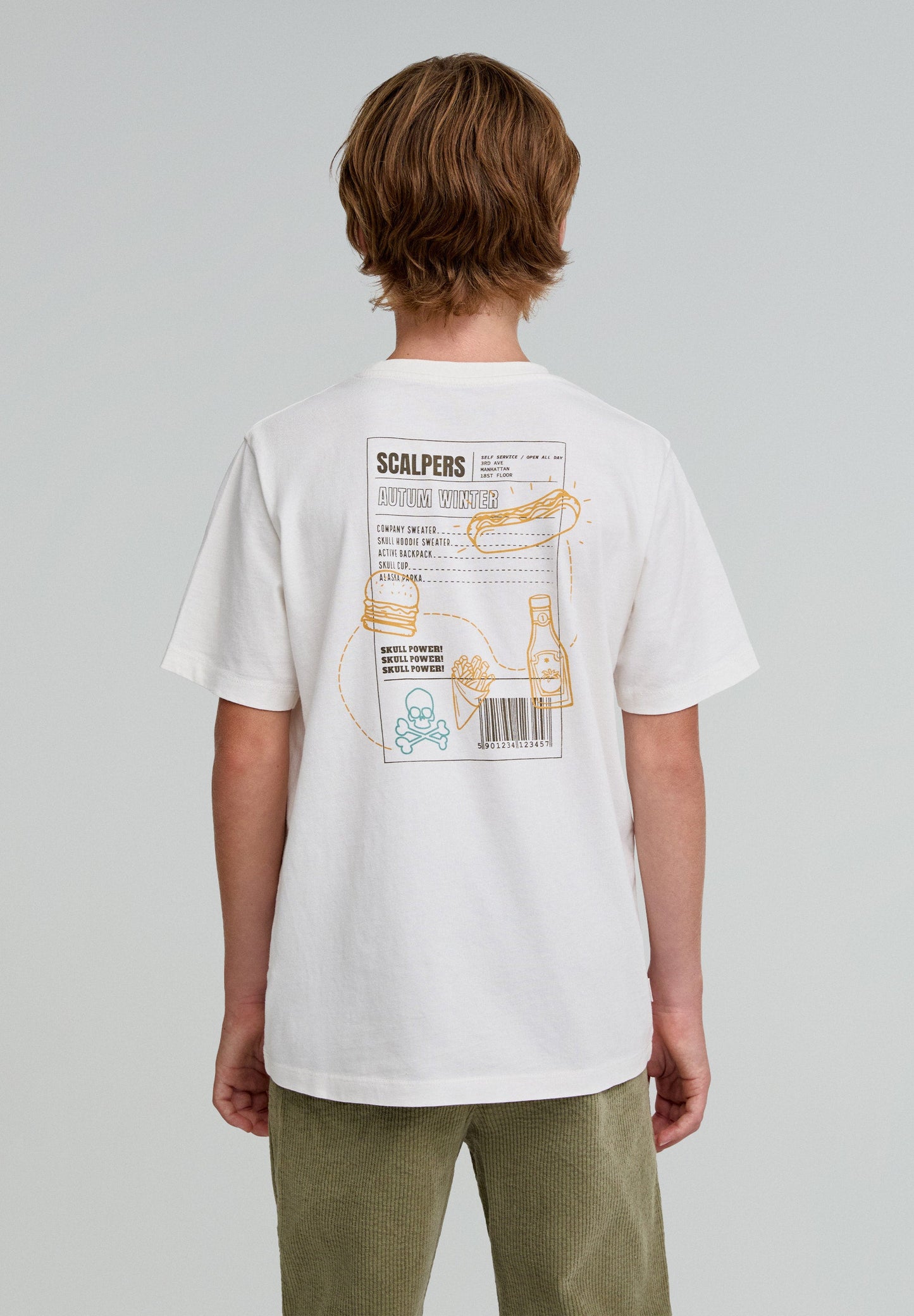 T-SHIRT WITH BACK PRINT