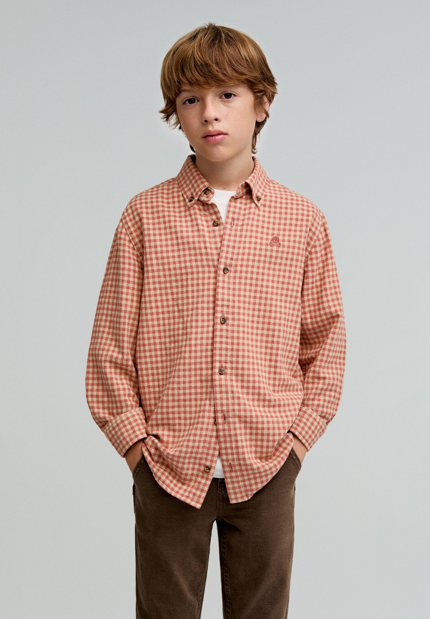 GINGHAM FLANNEL SHIRT