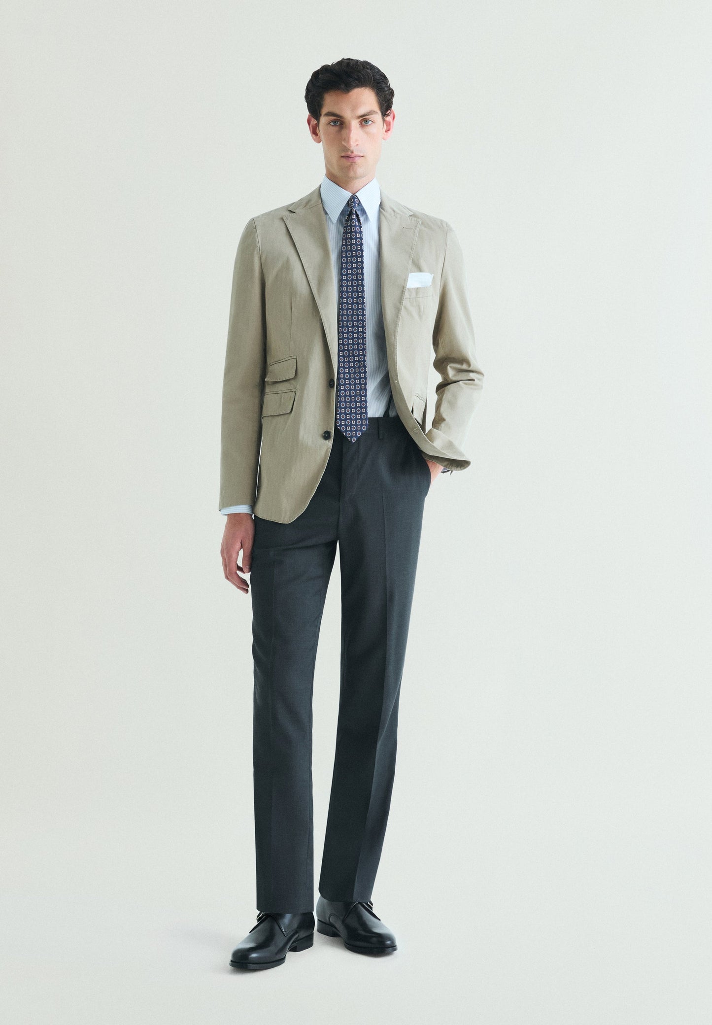 COTTON BLEND BLAZER