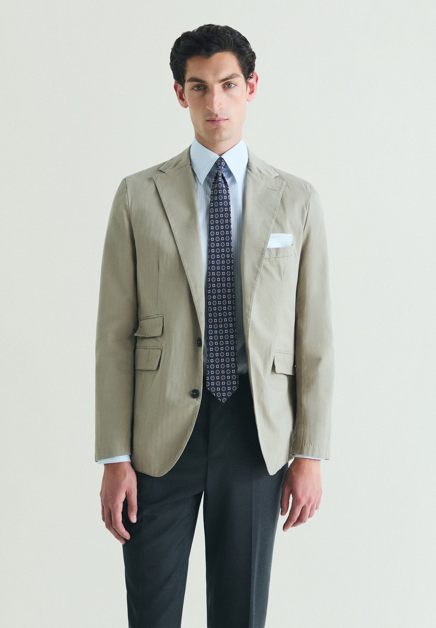 COTTON BLEND BLAZER