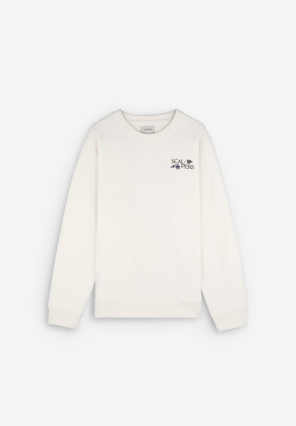 SWEATSHIRT WITH EMBROIDERED DETAILS