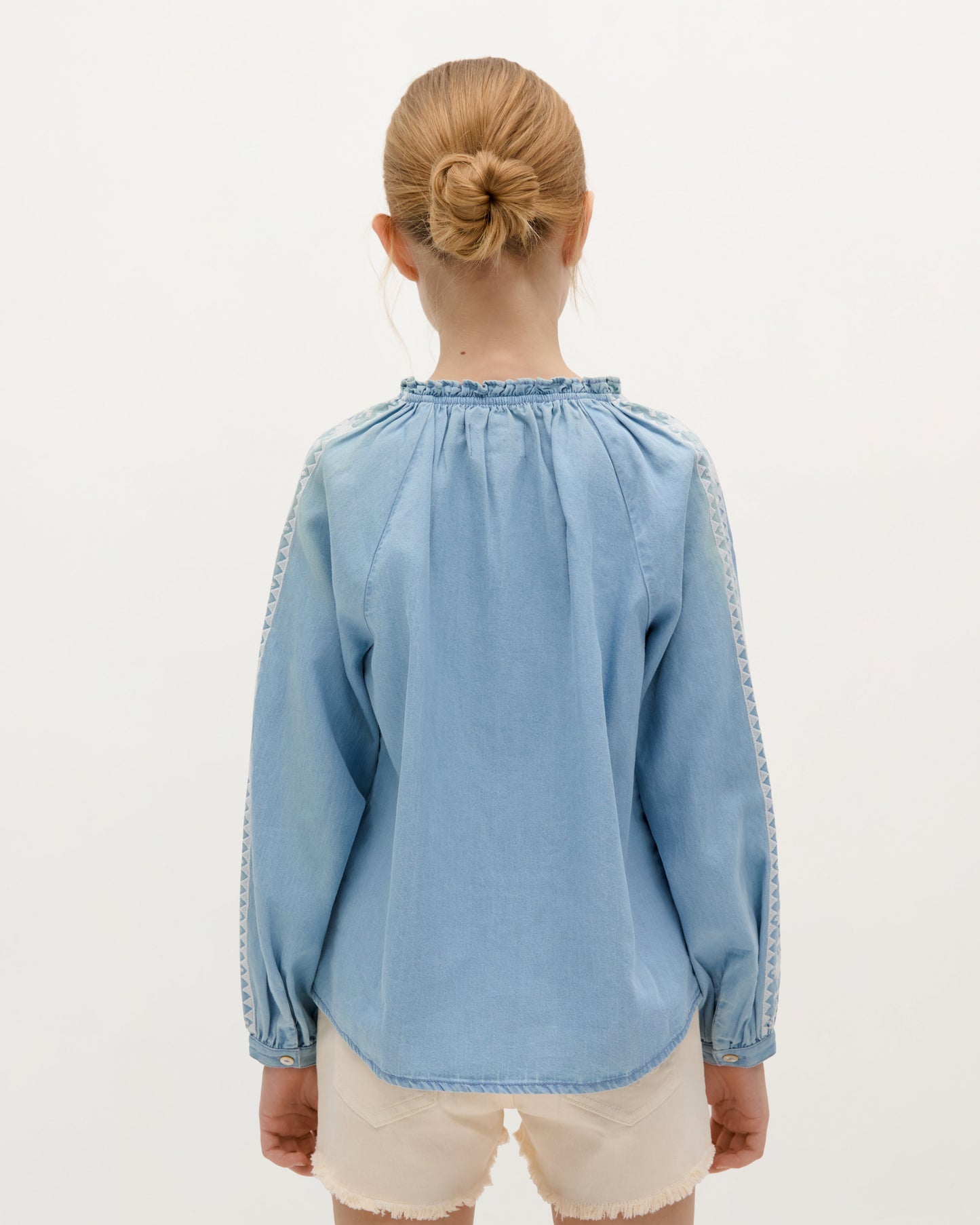 MONTPELLIER DENIM BLOUSE GIRLS