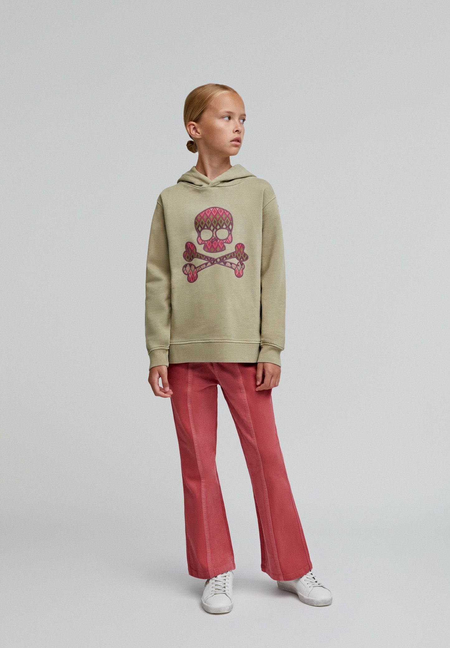 KILIM SKULL HOODIE GIRLS