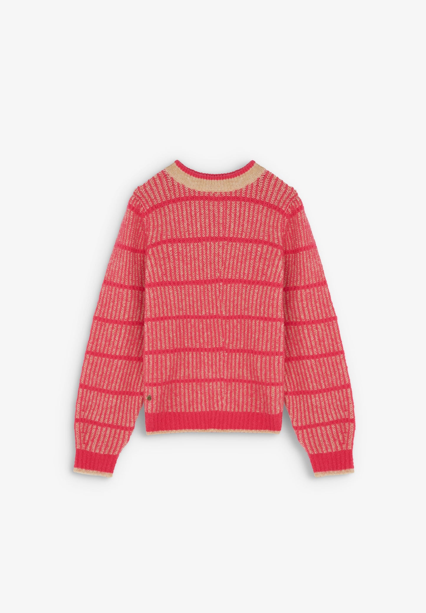 TWO-TONE STRIPE KNIT VEST