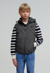 QUILTED GILET WITH HOOD