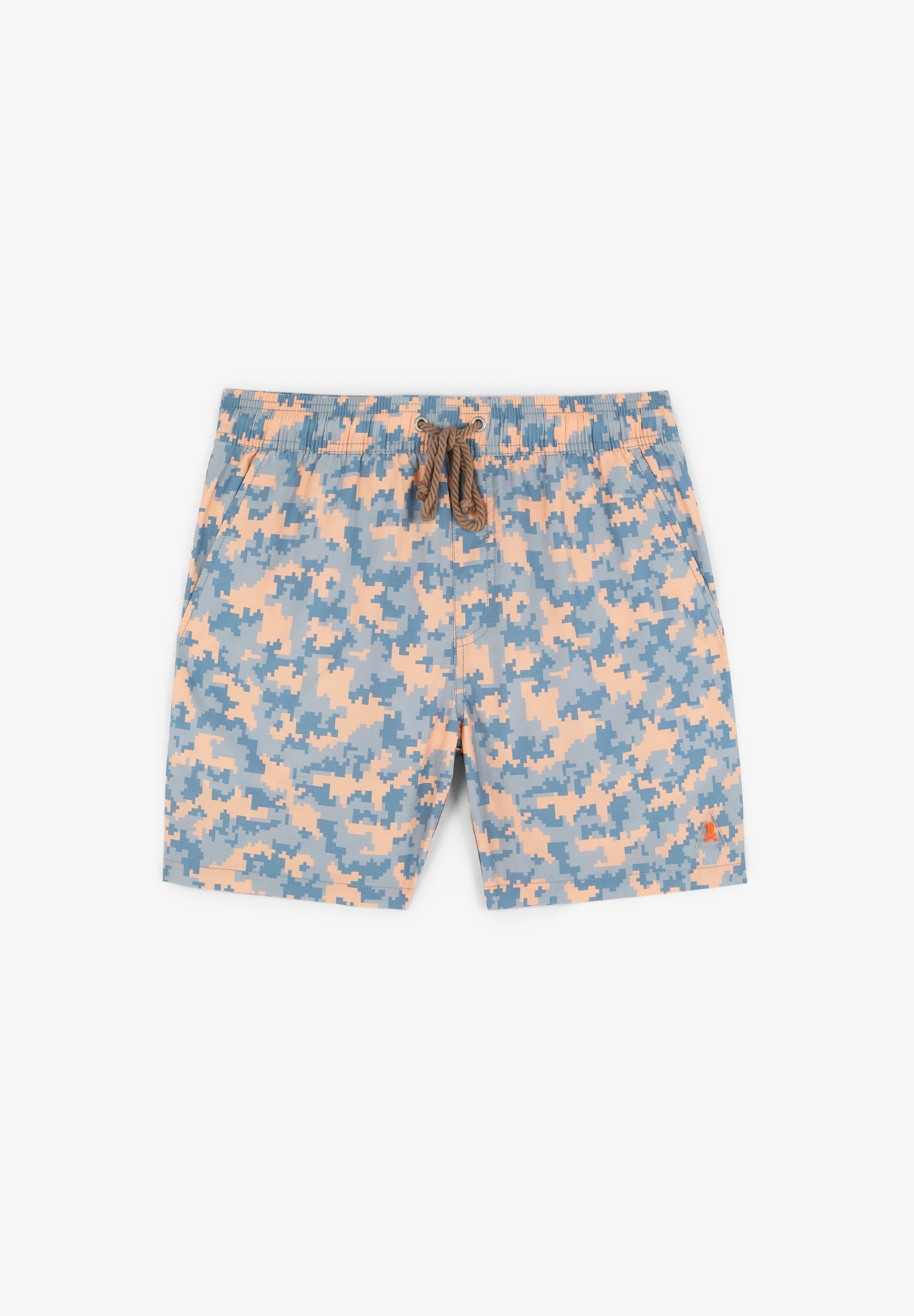 CAMOUFLAGE PRINT SWIMMING TRUNKS