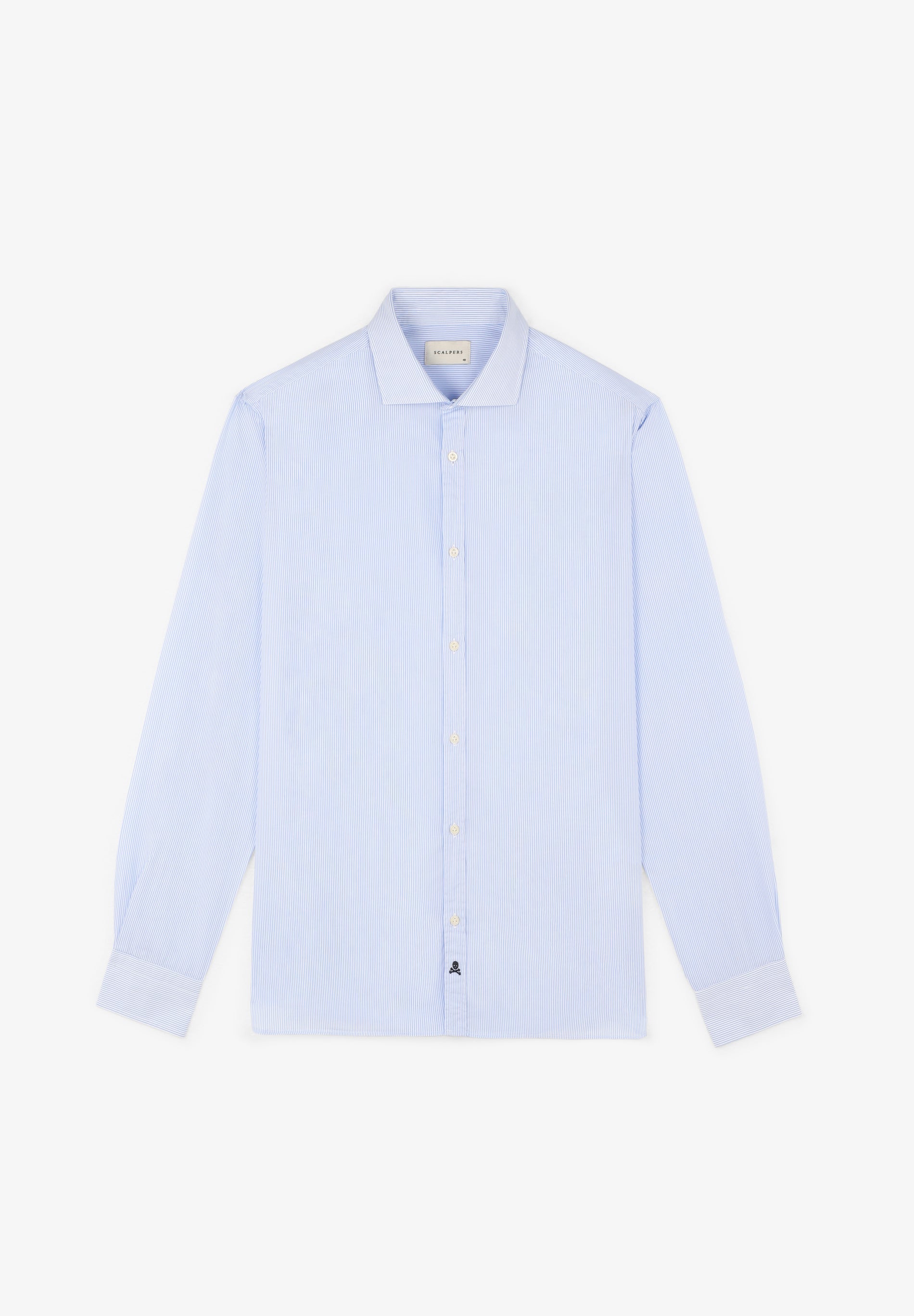 PIN STRIPE SLIM-FIT SHIRT