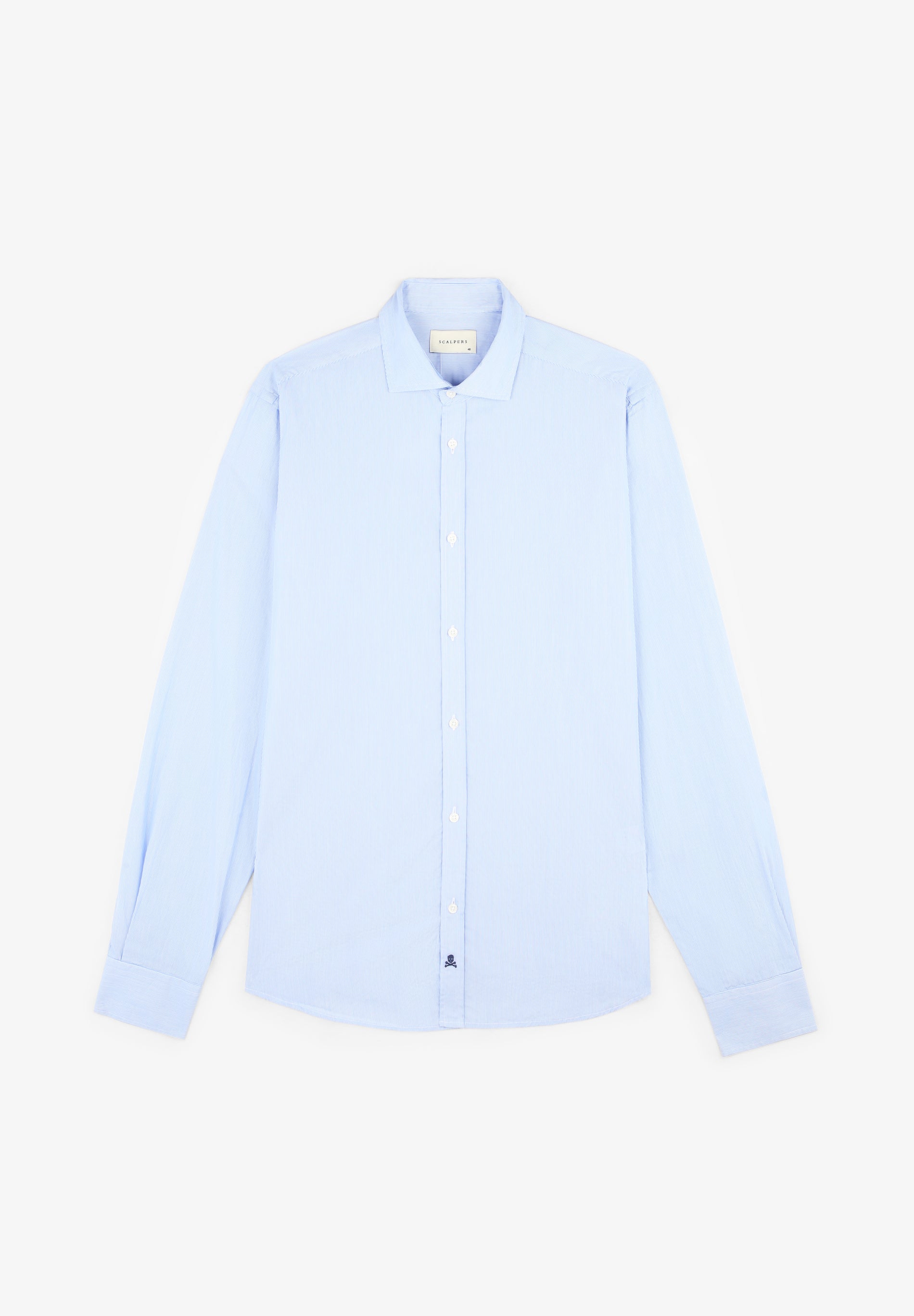 PLAIN-COLOURED SLIM FIT SHIRT