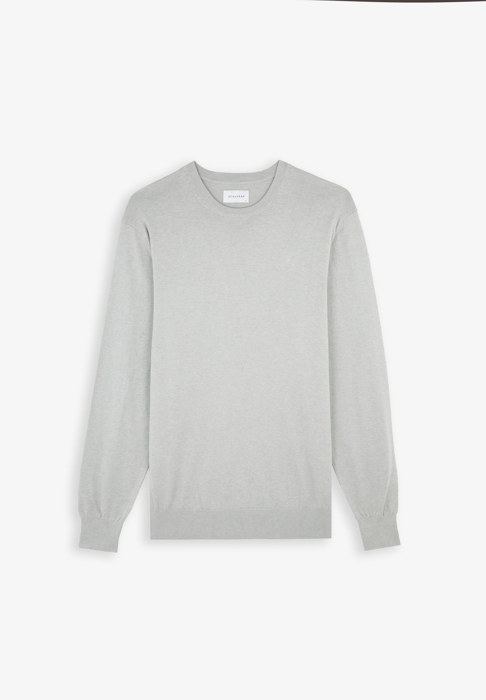 ROUND NECK SWEATER WITH SKULL