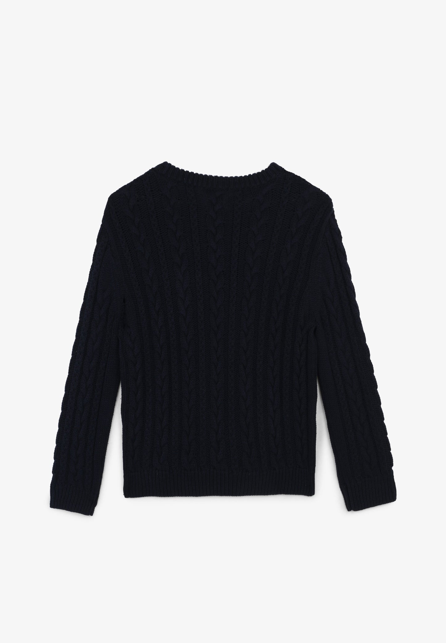 CABLE-KNIT SWEATER