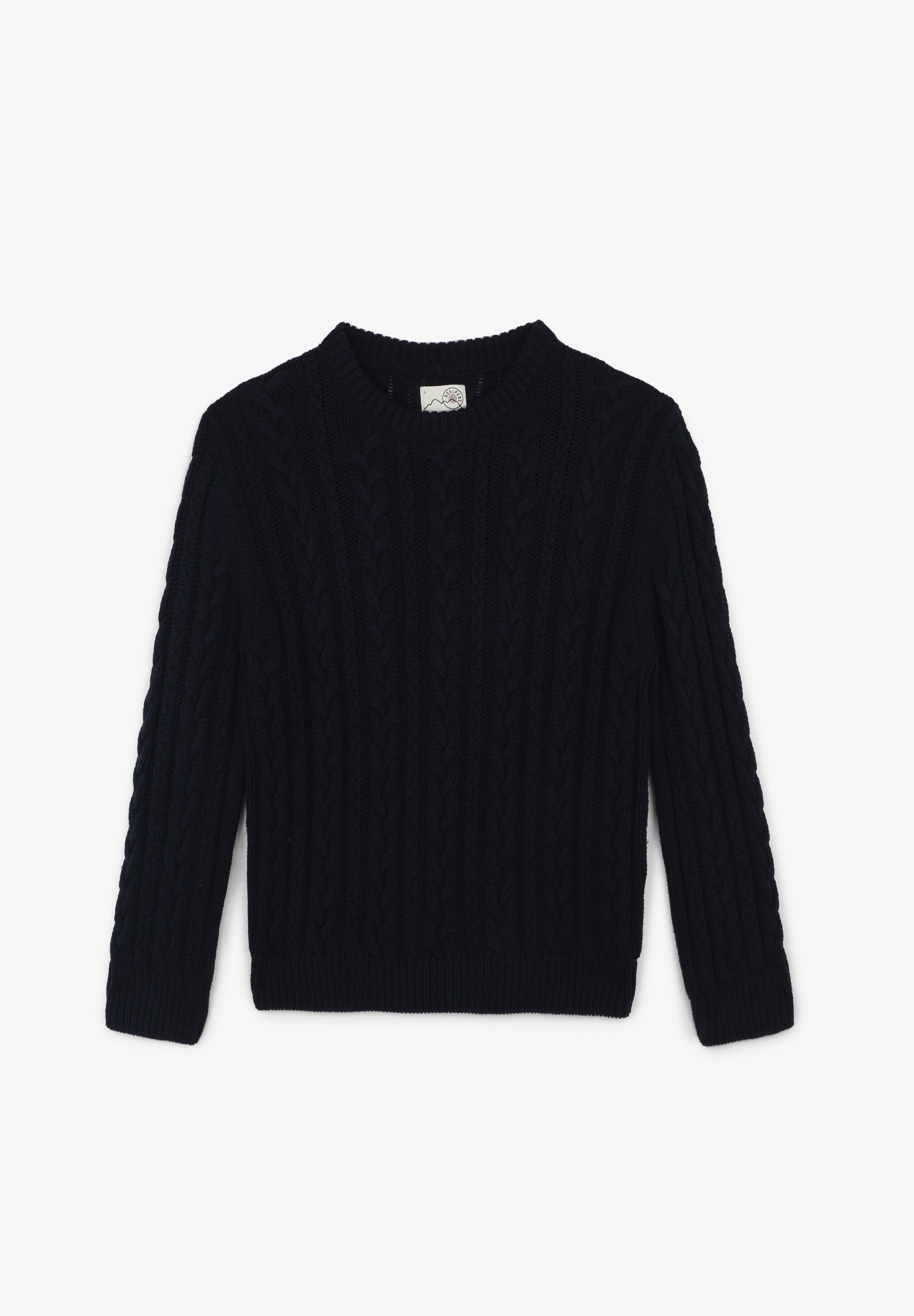 CABLE-KNIT SWEATER