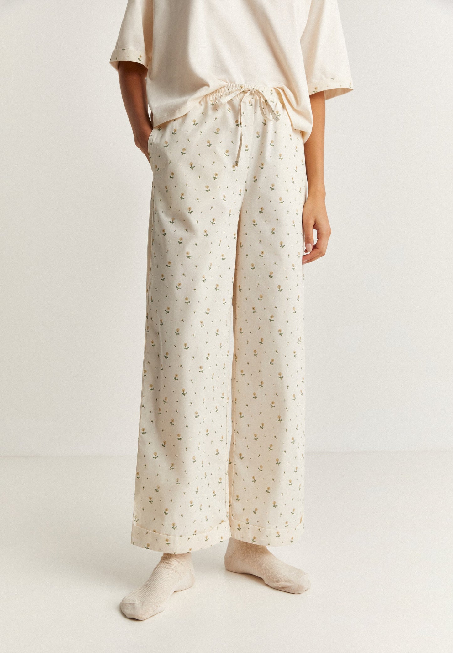 PYJAMAS WITH PRINTED DETAILS