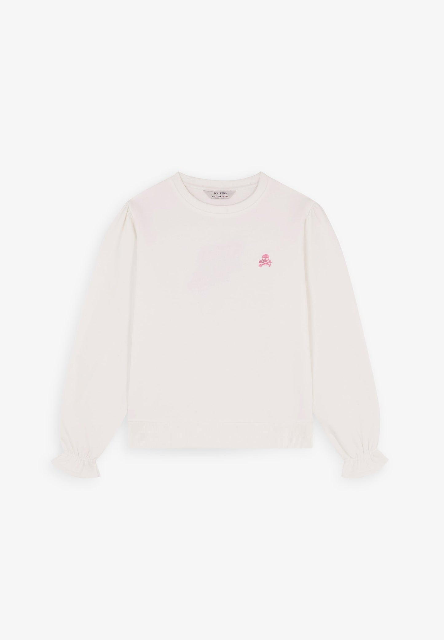 EMBROIDERED PRINT SWEATSHIRT