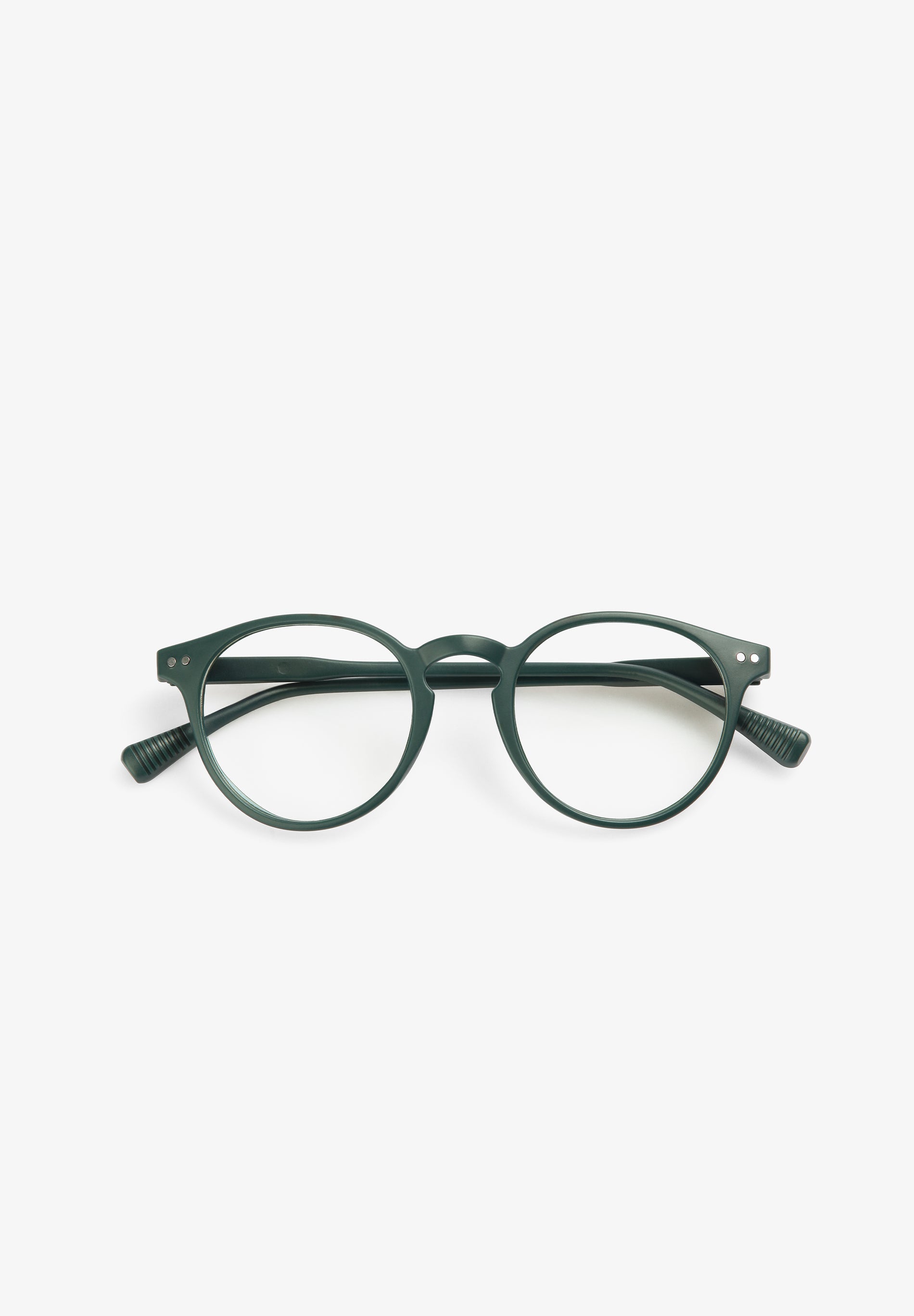 ROUND ACETATE LOGO GLASSES