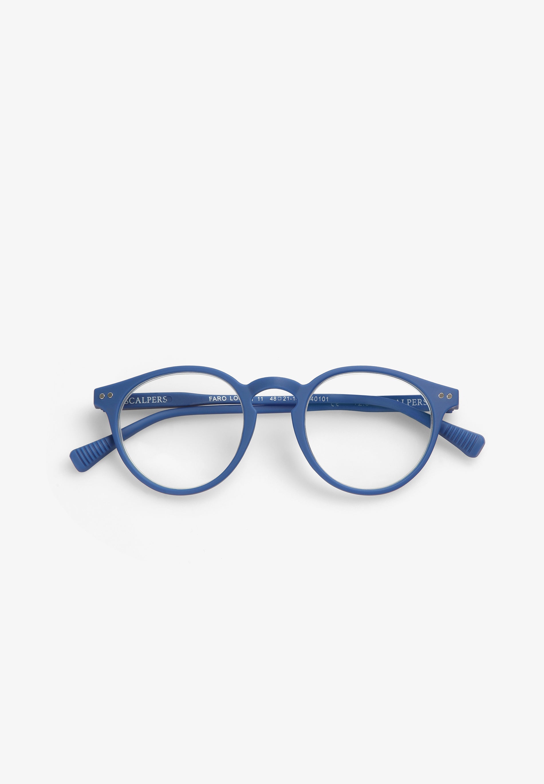 ROUND ACETATE LOGO GLASSES