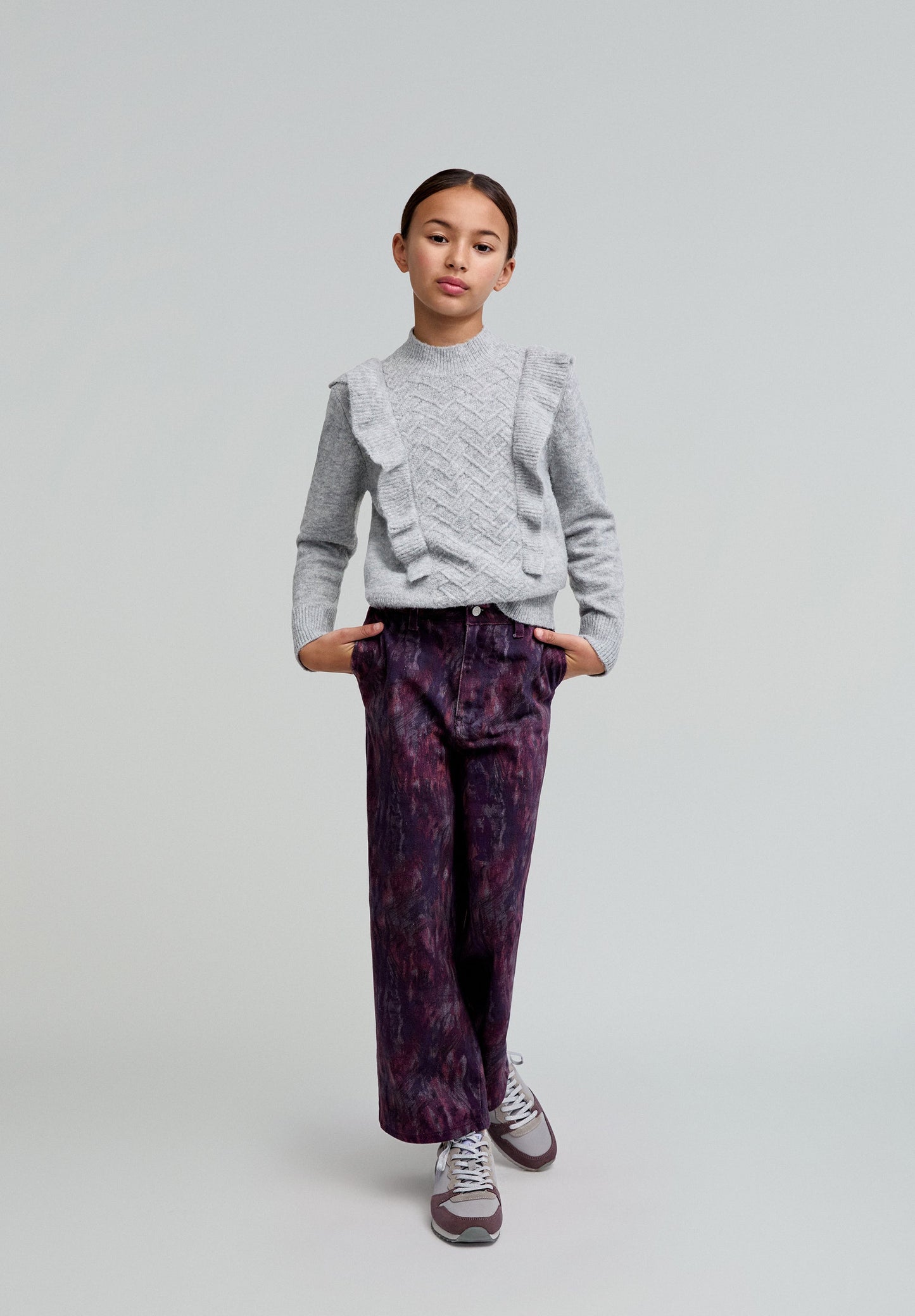 CHINO PRINT PANTS GIRLS