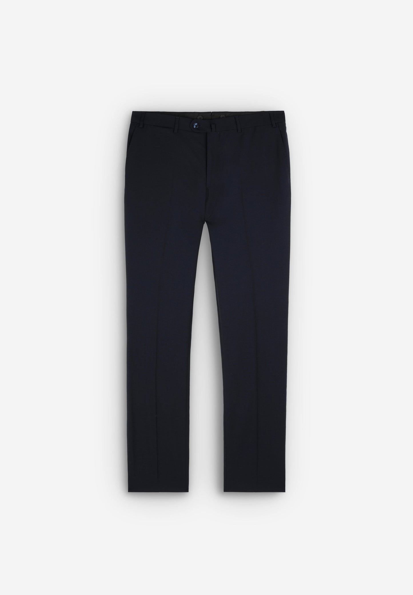 NAVY BLUE WOOL TEXTURED SUIT