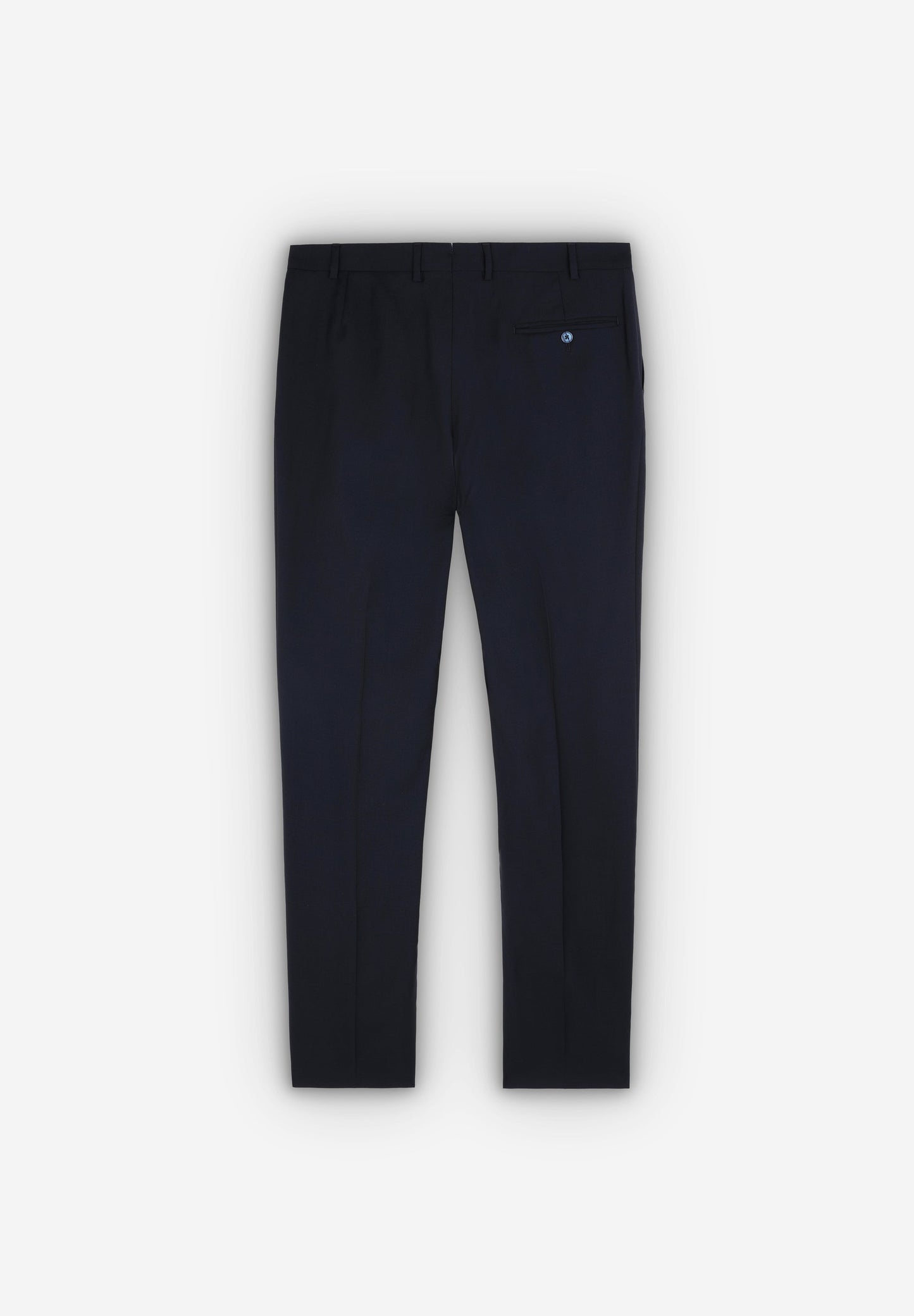 NAVY BLUE WOOL TEXTURED SUIT