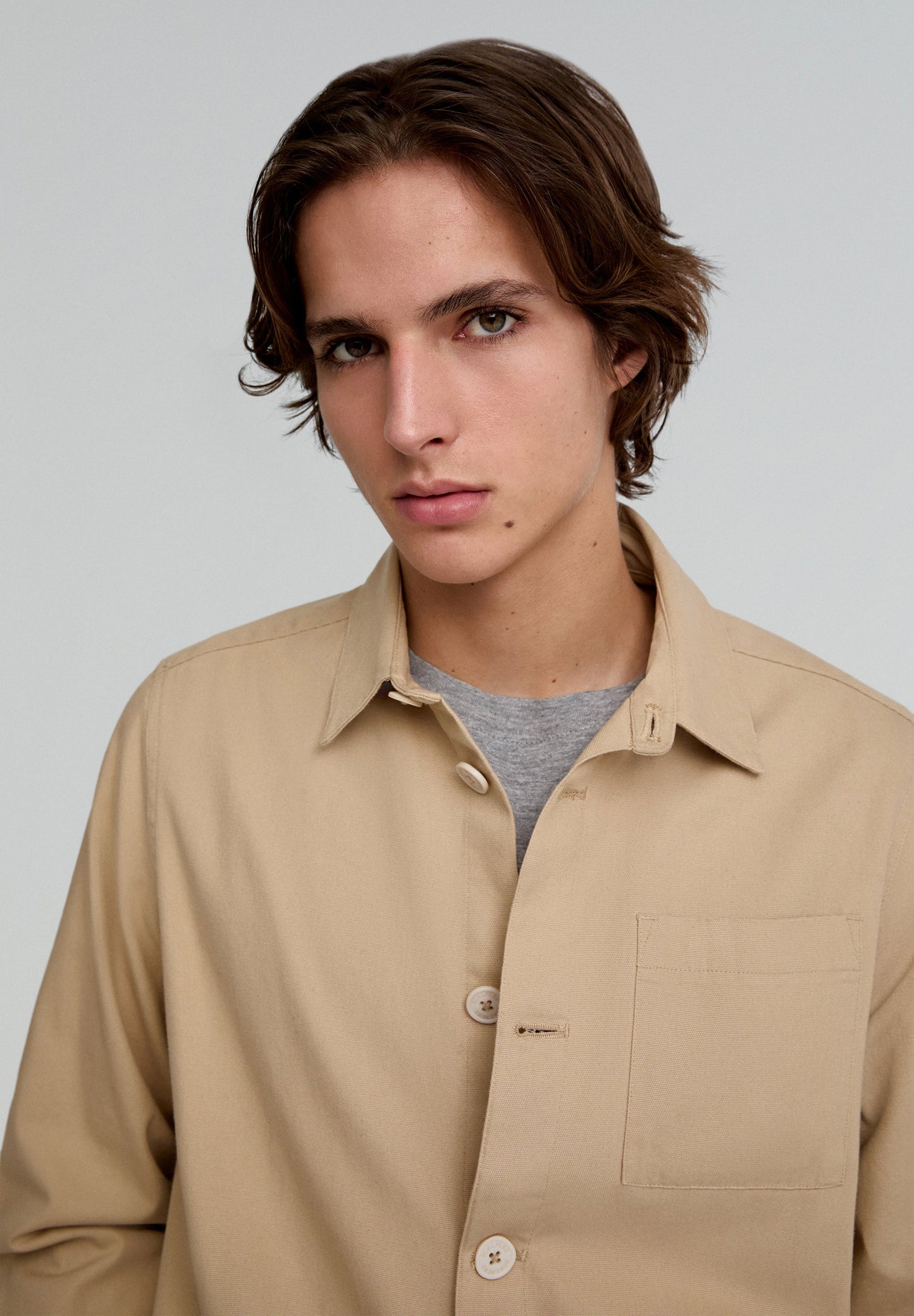 OVERSHIRT WITH SIDE POCKETS