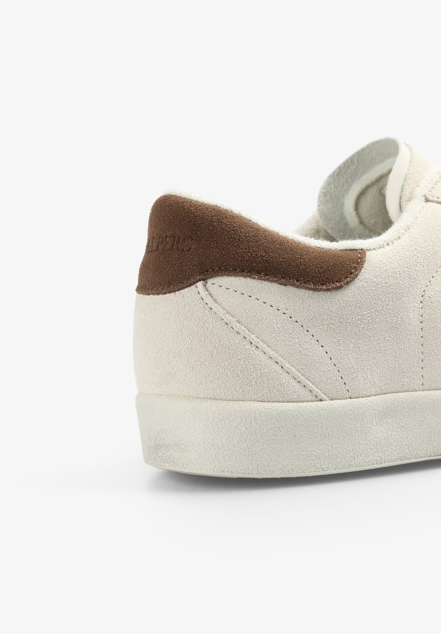 LOW-TOP SPLIT SUEDE SNEAKERS WITH SKULL