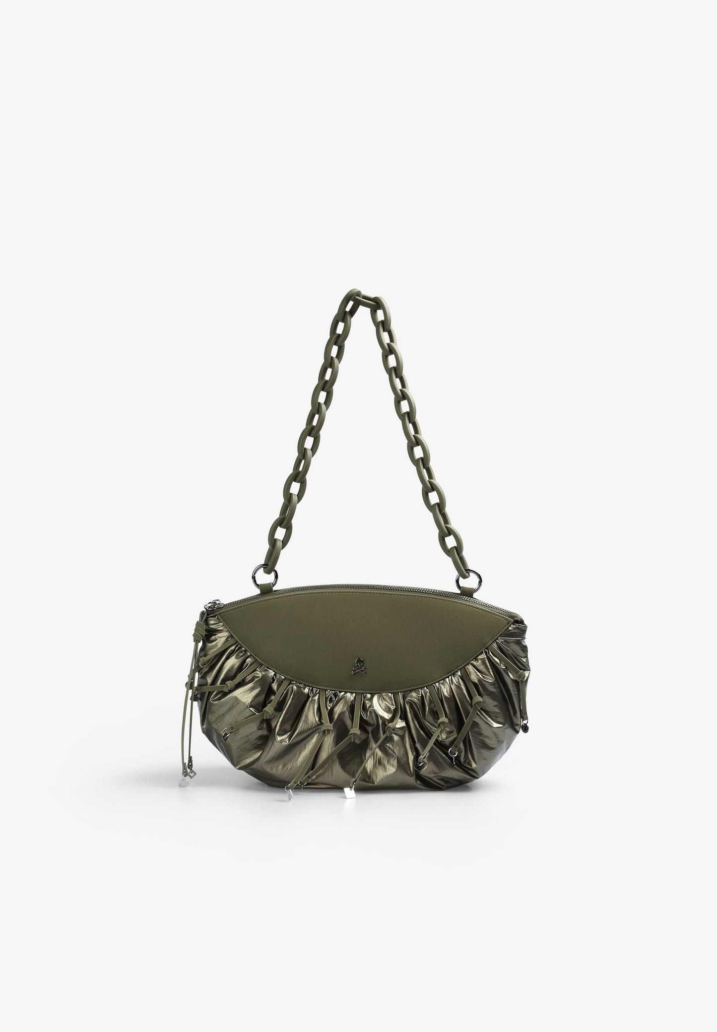 METALLIC CLUTCH BAG