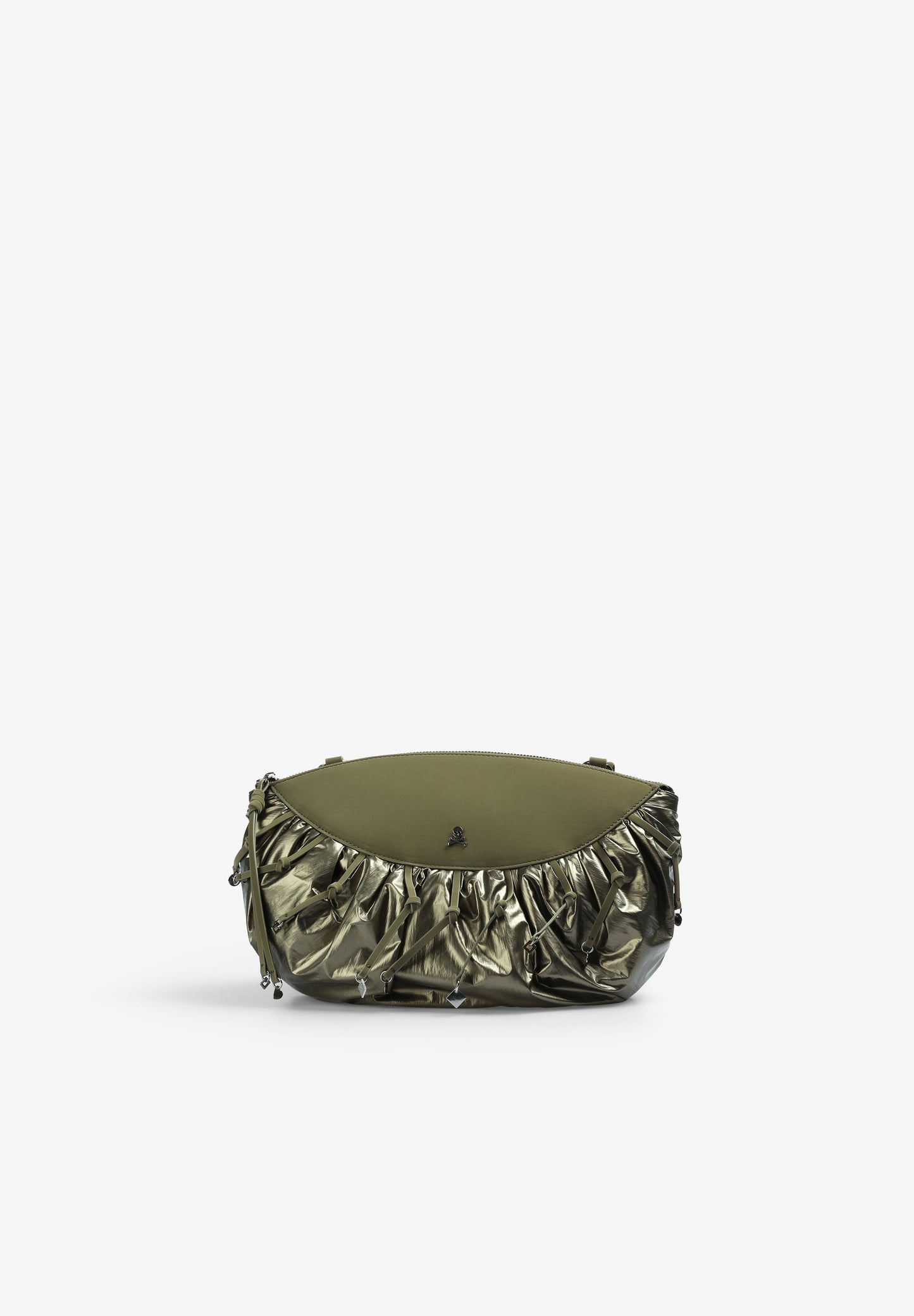 METALLIC CLUTCH BAG